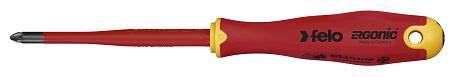Felo Pozidriv Insulated Screwdriver, PZ2 Tip, VDE/1000V