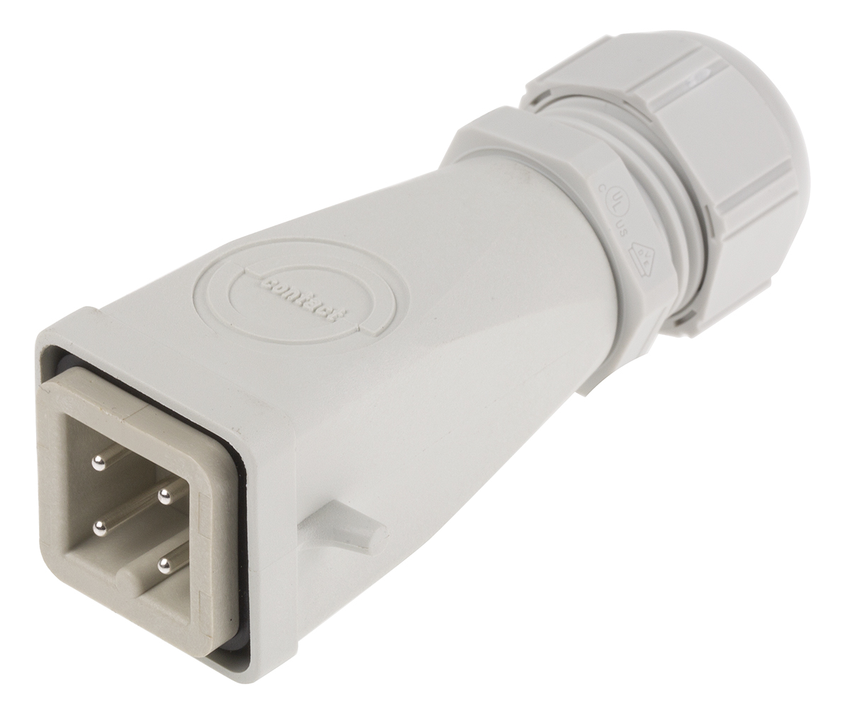 EPIC H-A Heavy Duty Power Connector Hood, 3 Contacts, M20 Thread