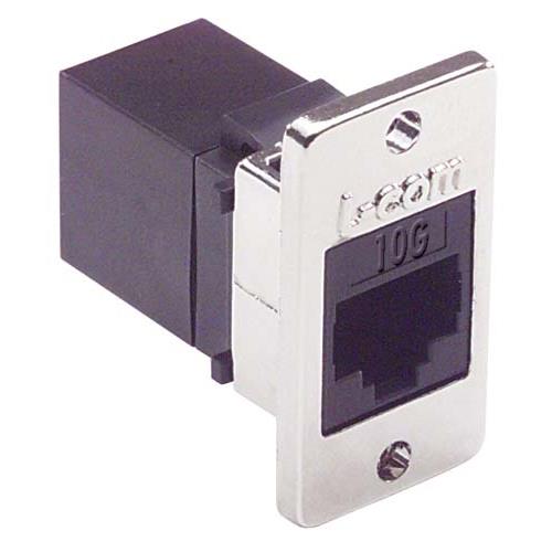 L-Com ECF Series Single-Port RJ45 Ethernet Coupler, Cat6a