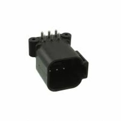 TE Connectivity, DEUTSCH DT Automotive Connector Plug Screw 6 Way, Solder Termination DTF13-6P