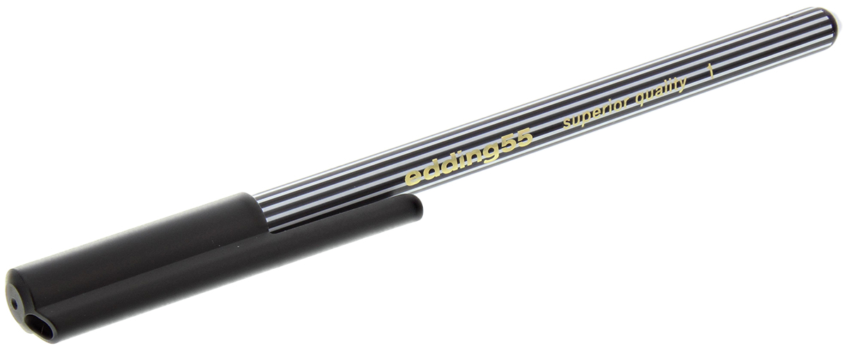 Edding Black Fineliner Pen, 0.3 mm Tip Size