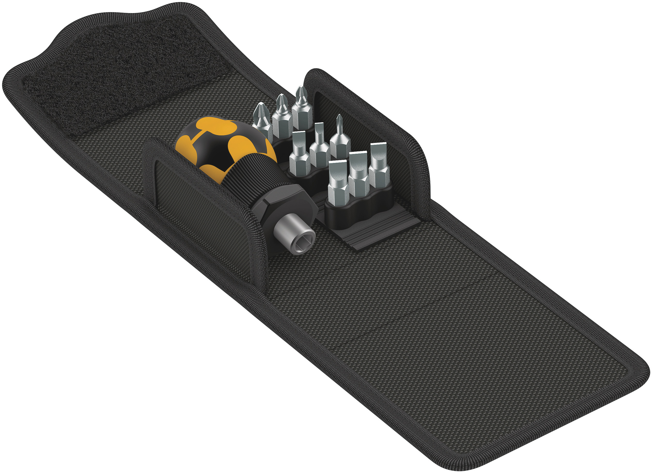 Wera Hexagon; Phillips; Slotted Interchangeable Stubby Screwdriver Set, 10-Piece, ESD-Safe