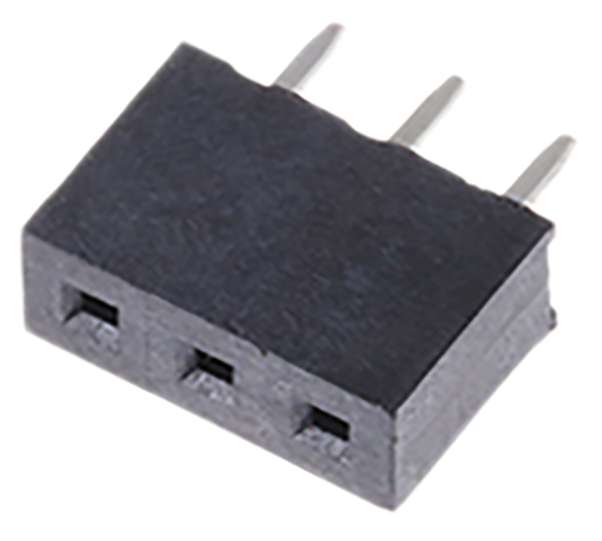 HARWIN Straight Through Hole Mount PCB Socket, 3-Contact, 1-Row, 2mm Pitch, Solder Termination