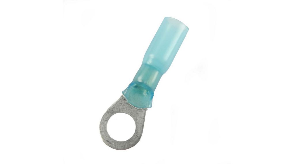 nVent RAYCHEM, KRT Insulated Ring Terminal, M6mm Stud Size, Blue