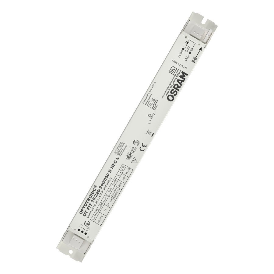 Osram LED Driver, 20-51V Output, 55W Output, 400-1050mA Output, Constant Current