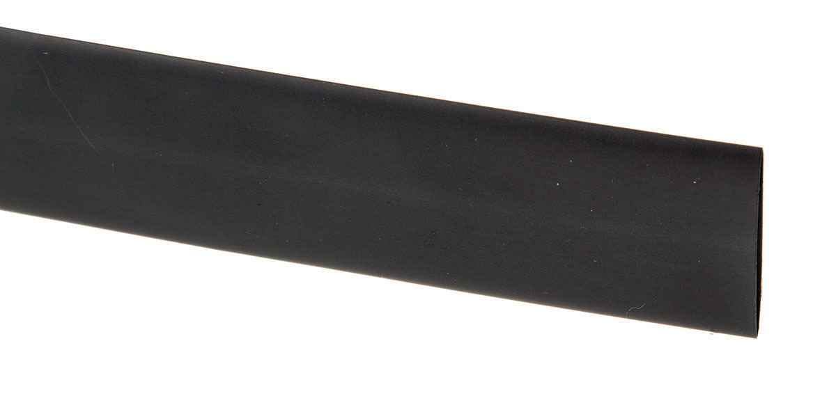 TE Connectivity Heat Shrink Tubing, Black 19mm Sleeve Dia. x 1.2m Length 2:1 Ratio, CGPT Series