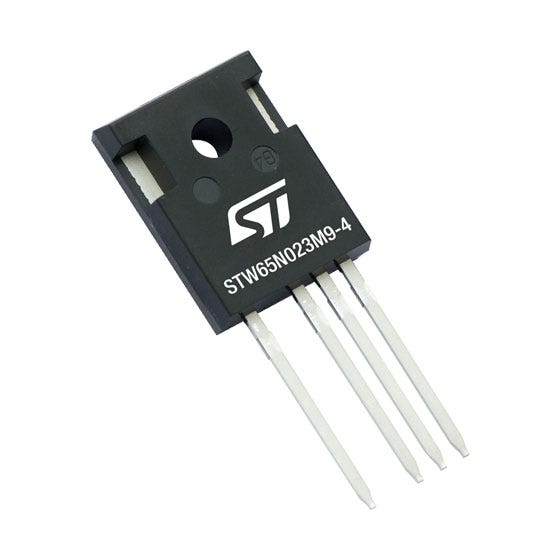 STMicroelectronics STW Type N-Channel MOSFET, 92 A Enhancement, 4-Pin TO-247-4 STW65N023M9-4
