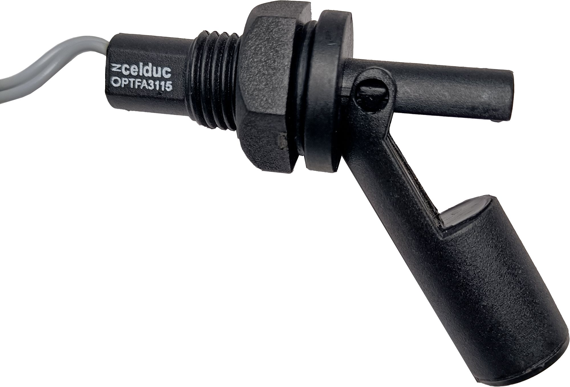 Celduc PTF Series Float Level Sensor, NO Output, Horizontal Mounting, Nylon Body