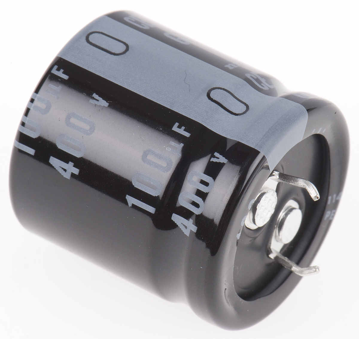 Nichicon 100μF Aluminium Electrolytic Capacitor 400V dc, Snap-In - LGU2G101MELA