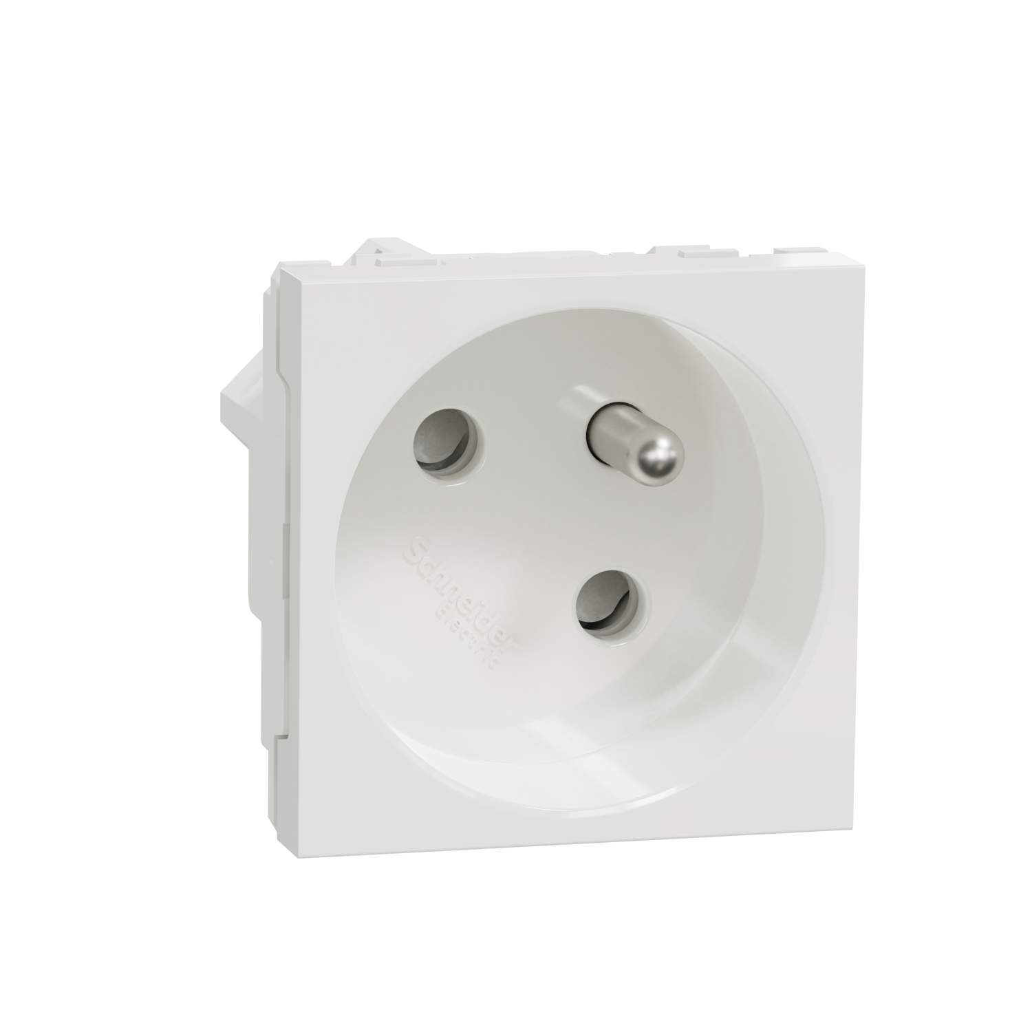 Schneider Electric, New Unica IP3X White Flush Mount 2P+E Socket Socket, Rated At 16A, 250 V