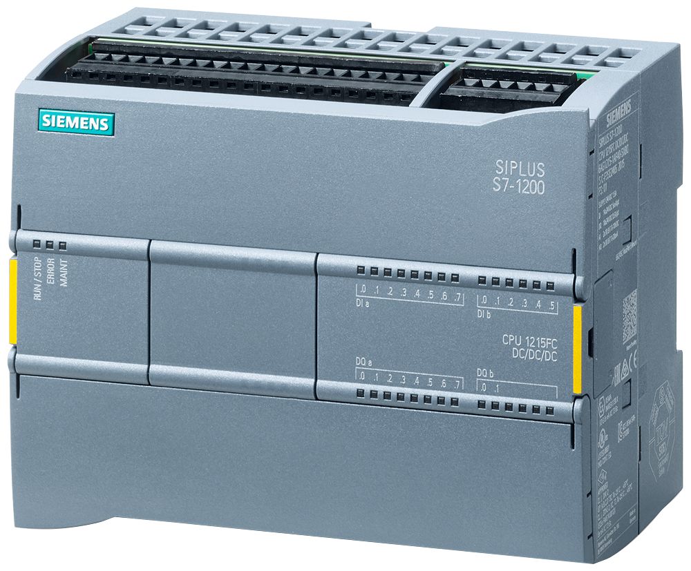 Siemens SIMATIC S7-1200F Series PLC CPU for Use with SIMATIC S7-1200, Relay Output, 16-Input, Analog Input