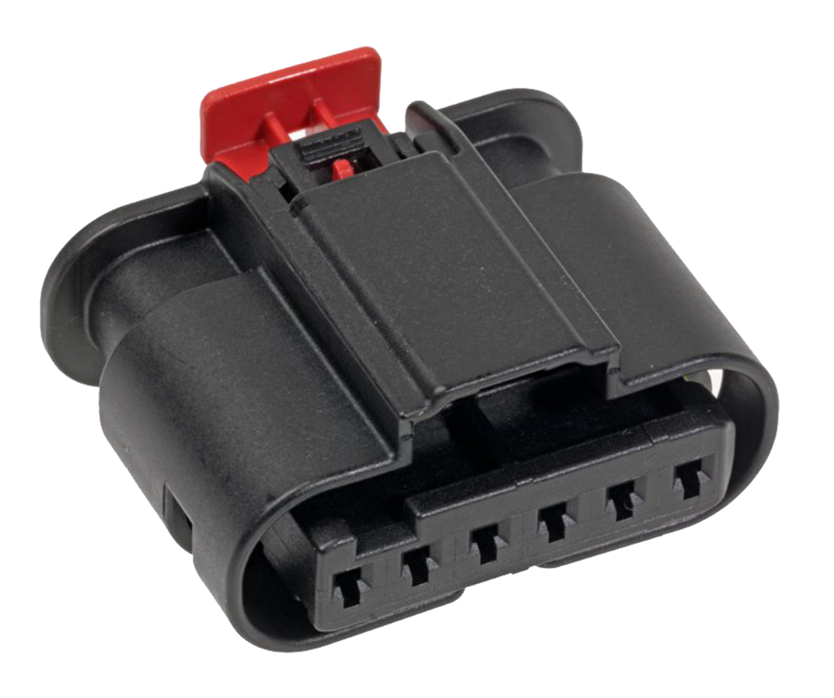 Molex, MXP120 Automotive Connector Socket Black 6 Way, Crimp Termination 34900-6119