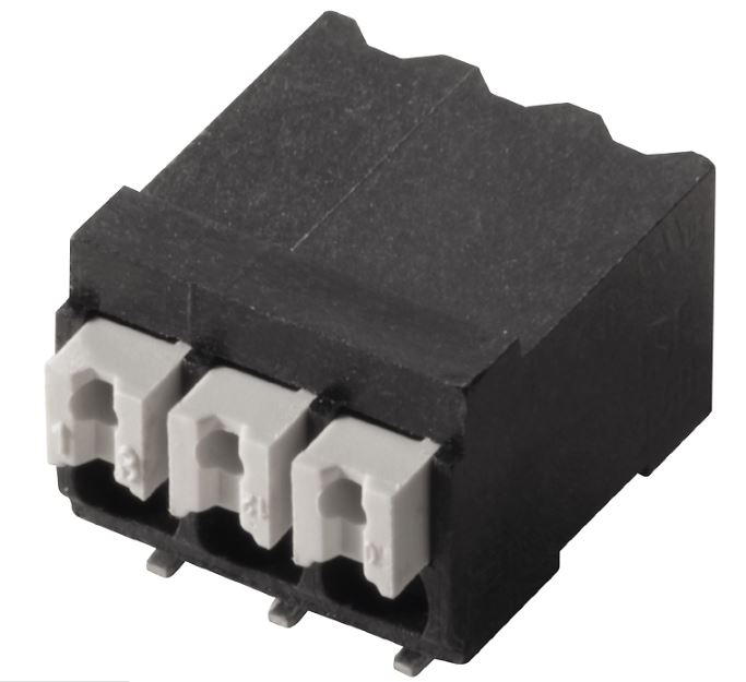 Weidmuller LSF Series PCB Terminal Block, 2-Contact, 3.5mm Pitch, Surface Mount, 1-Row