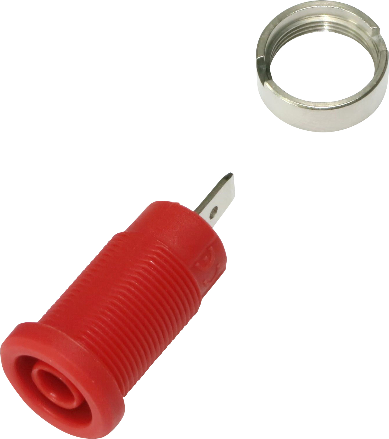 Electro PJP Red Female Banana Socket, Plug In Termination, 36A, 600 → 1000V