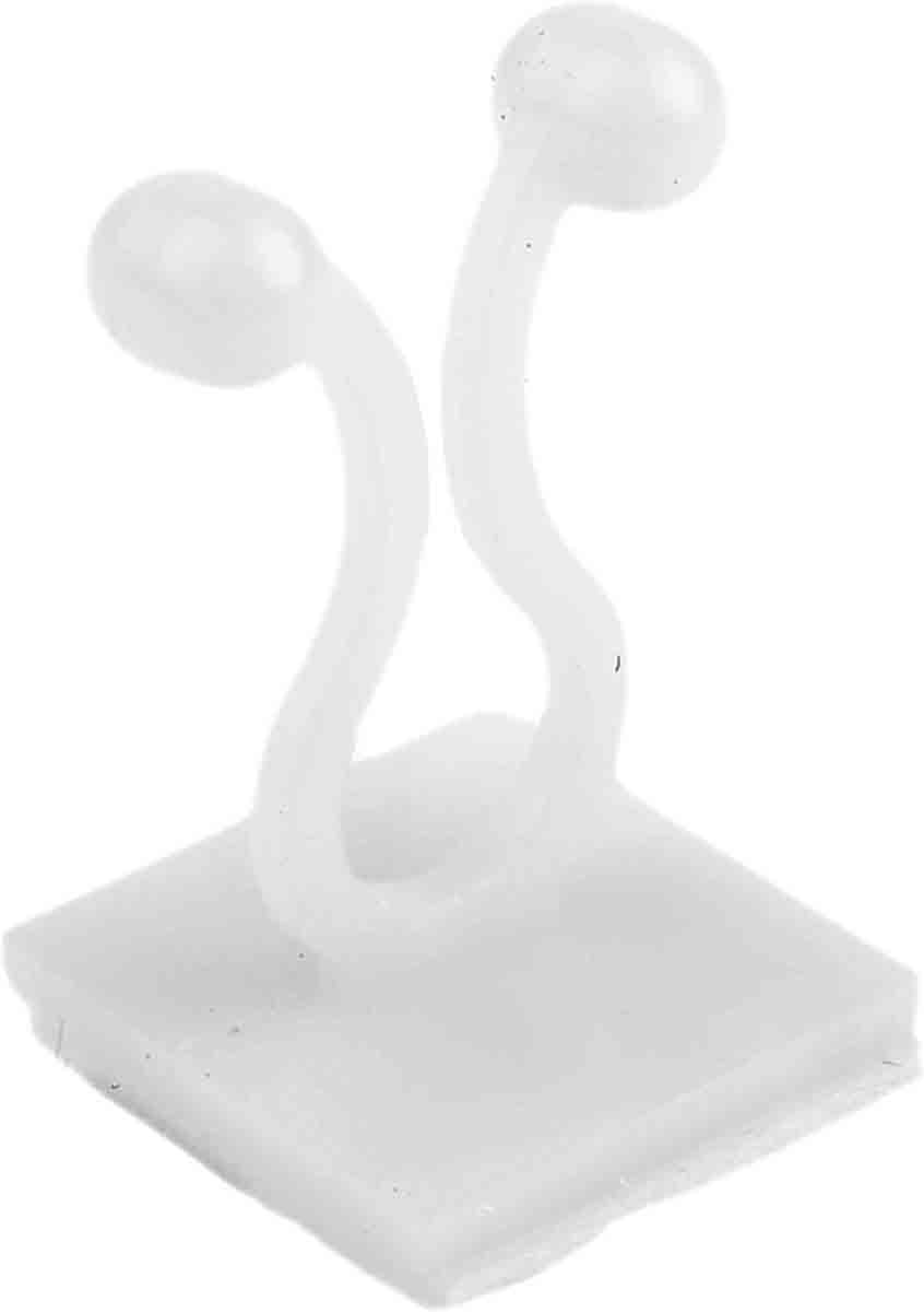 RS PRO Natural Nylon U-shaped clip, 10mm Max. Bundle