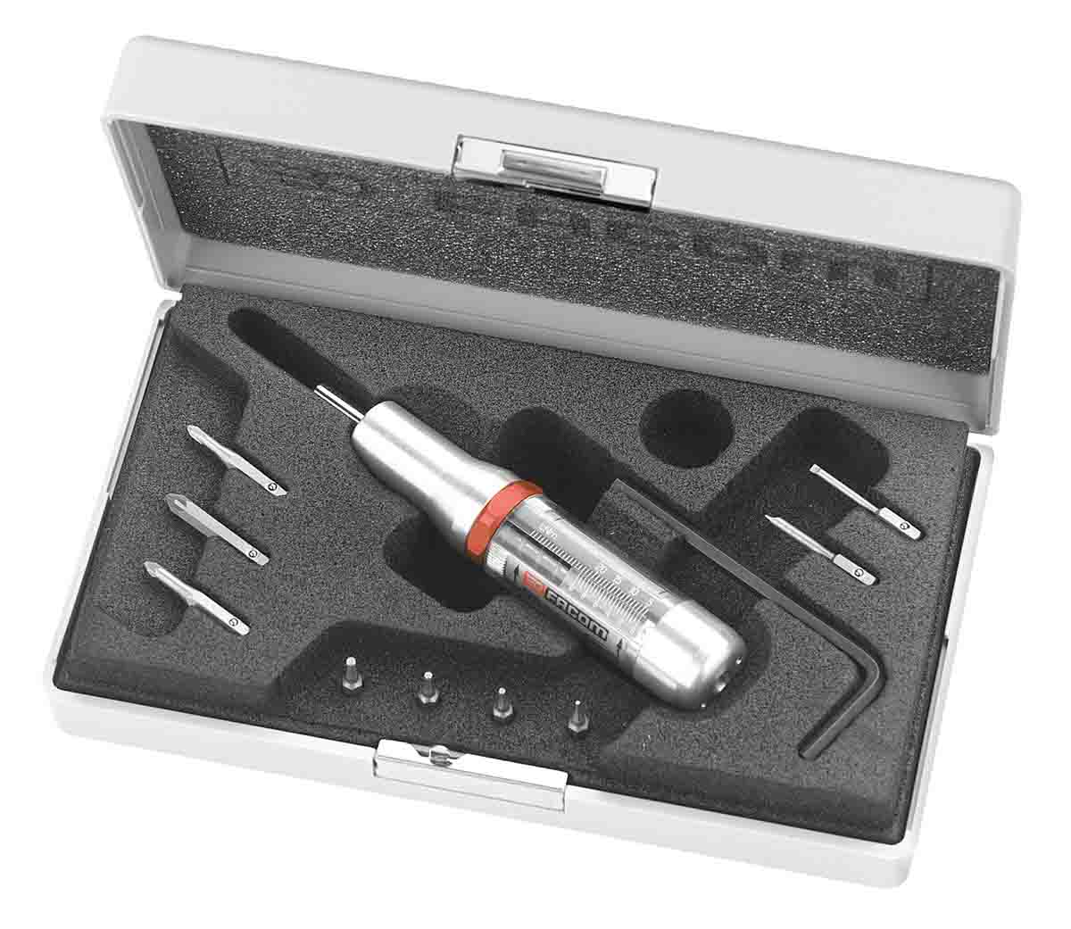 Facom Torque Screwdriver, 1.8 mm, 2.5 mm, PH 9, 1.3, 1.5, 2, PZ 0, 1, 2 Drive
