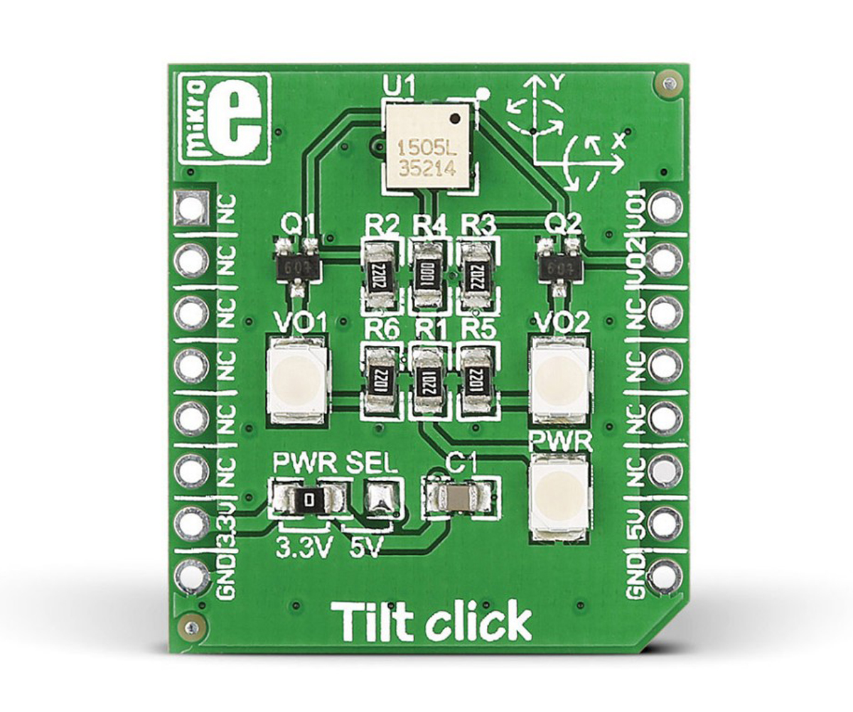 MikroElektronika Tilt Click Tilt Sensor MikroBus Click Board for RPI-10354