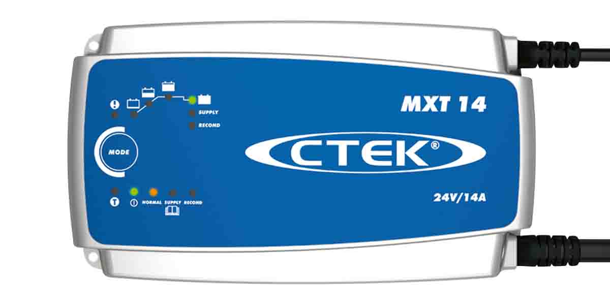 CTEK MXT 14 Battery Charger For Lead Acid 24 V 18.8V 14A with UK plug