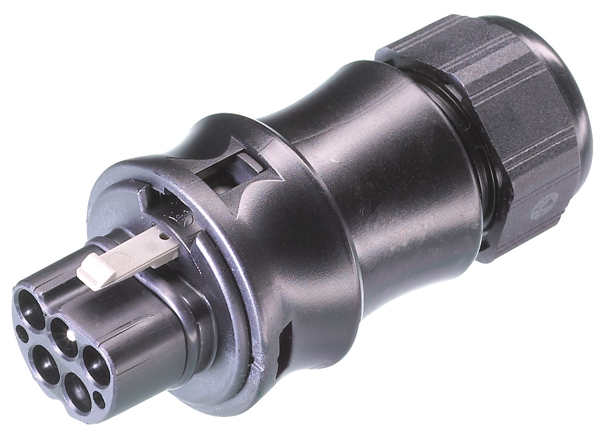 Wieland RST20i5 Series Circular Connector, 5-Pole, Male, Cable Mount, 20A, IP68