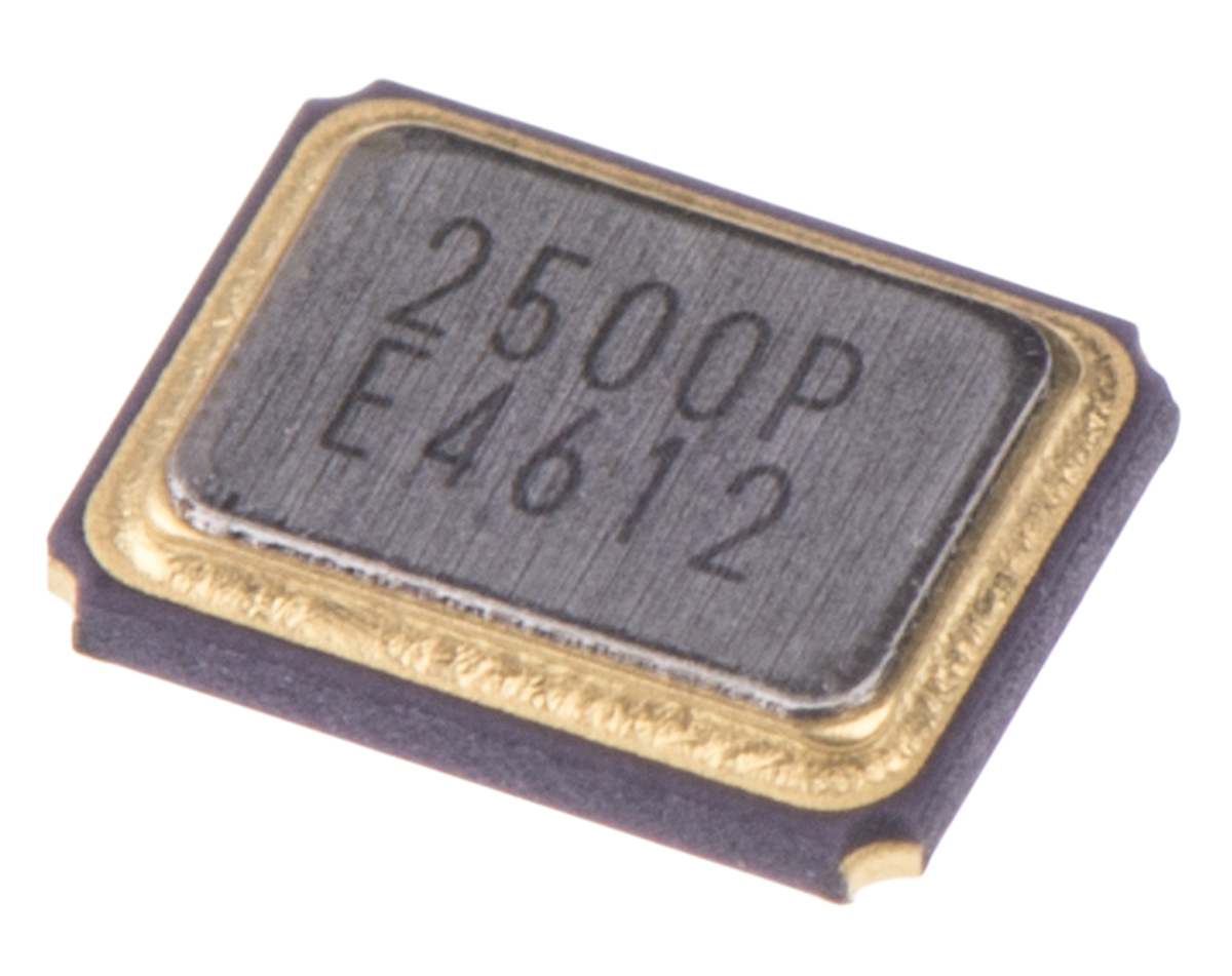 Epson 25MHz Crystal ±50ppm SMD 4-Pin 3.2 x 2.5 x 0.7mm