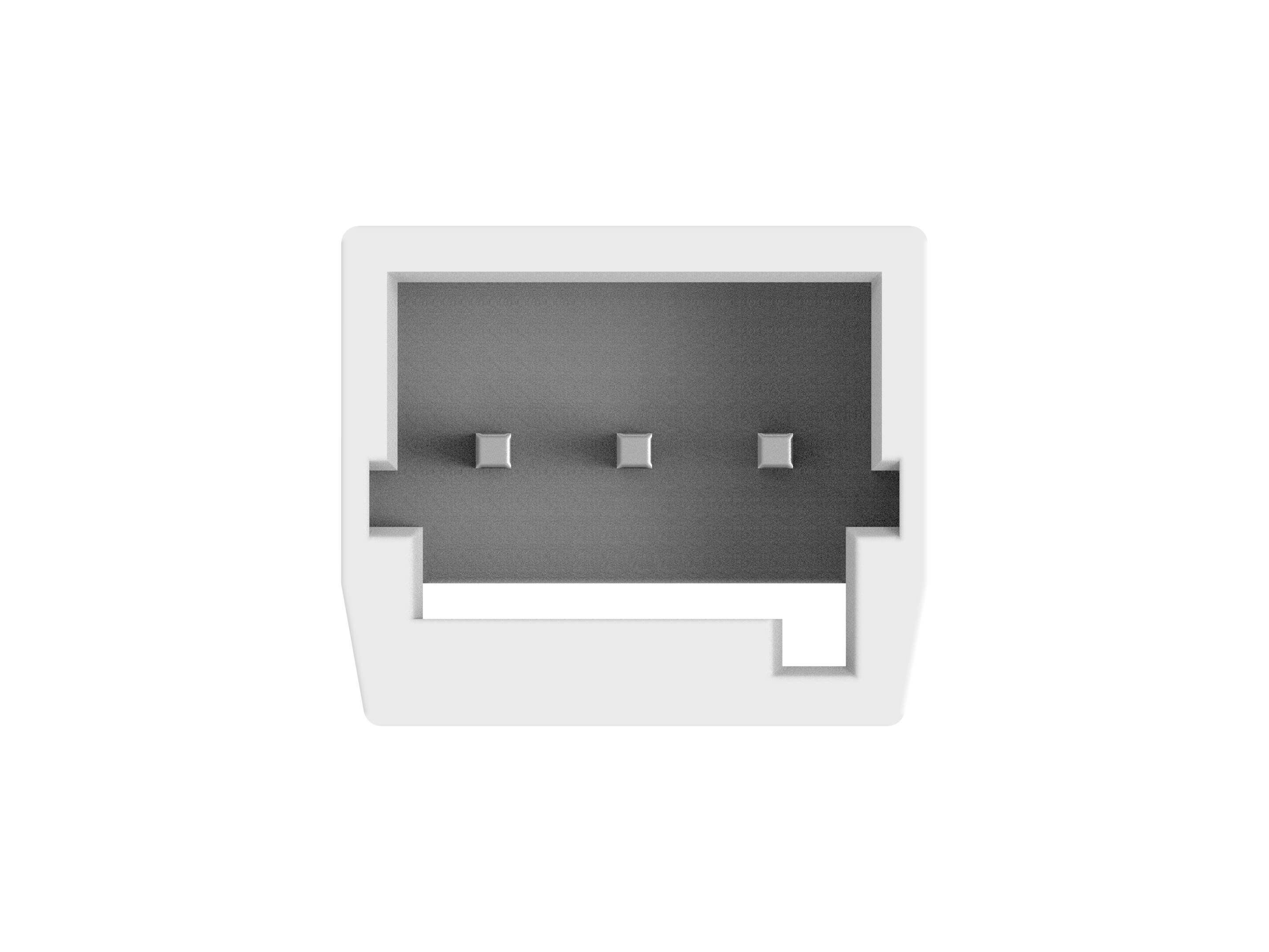TE Connectivity GRACE INERTIA 2.0 Series Vertical Board PCB Header, 3 Contact(s), 2 mm Pitch, 1 Row, Shrouded