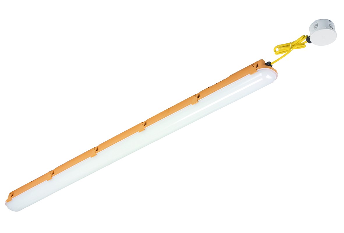 RS PRO 40W LED Batten Light, 100 → 240 V Batten LED Non Corrosive Fitting, 1 Lamp, Anti-corrosive, 1500mm Long,