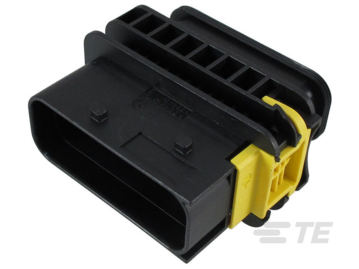 TE Connectivity, HDSCS Automotive Connector Socket Black Plug-In 18 Way 1-1564412-1