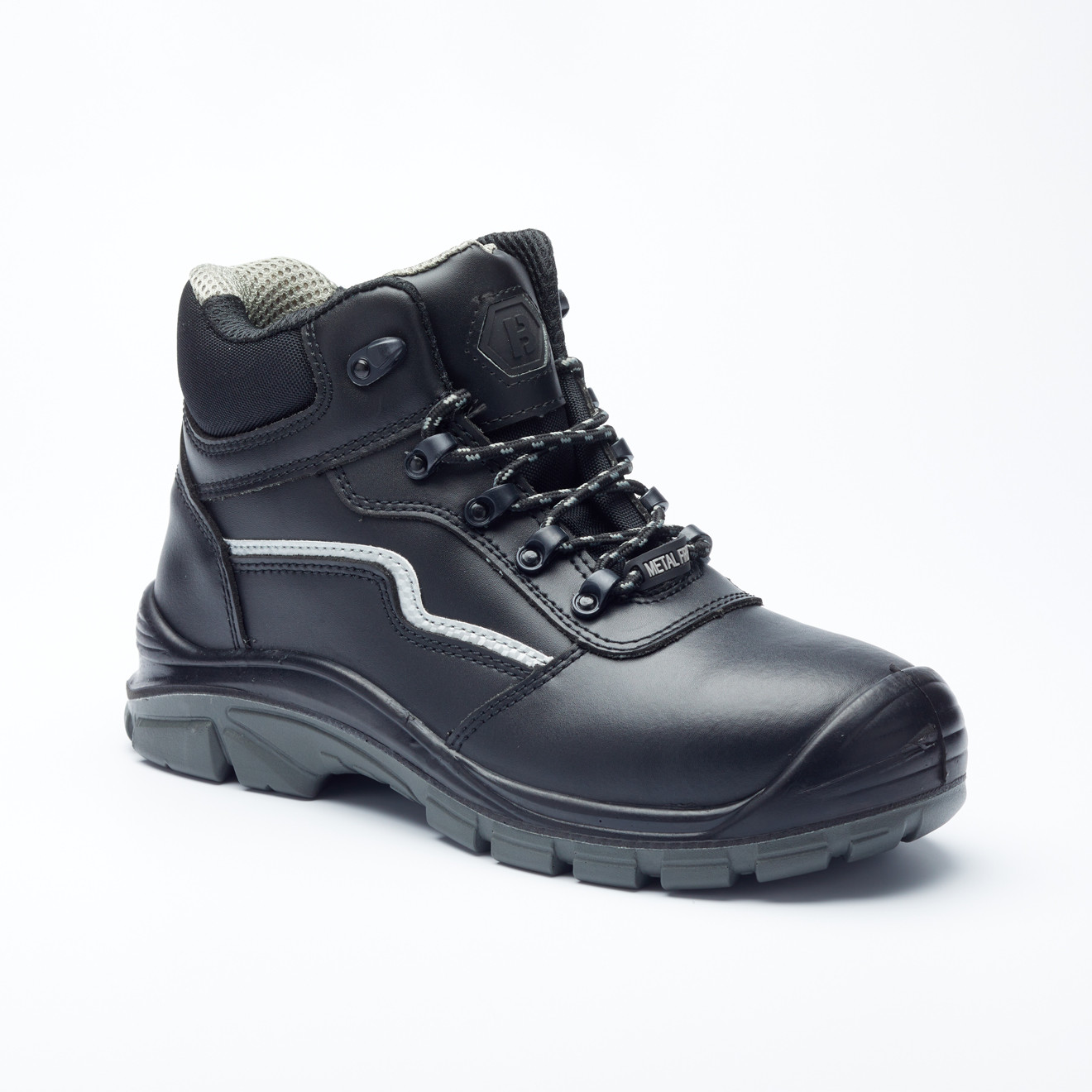 Blackrock CF08 Unisex Black Non Metallic Toe Capped Safety Shoes, UK 8, EU 42