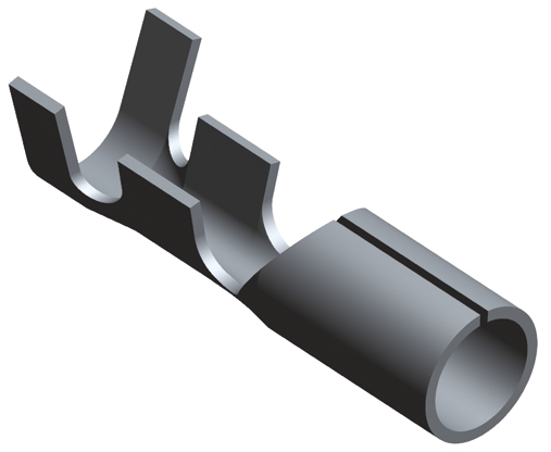 TE Connectivity, 170003 Uninsulated Crimp Bullet Connector, 0.5mm² to 2.27mm², 20AWG to 14AWG, 5mm Bullet diameter Male