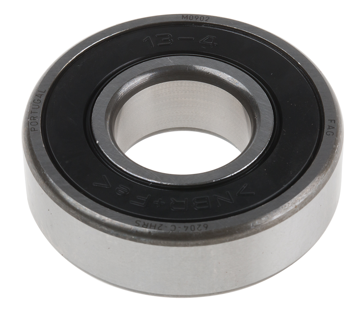 FAG 6204-C-2HRS 1 Row Ball Bearing - 20 mm ID, 47 mm OD