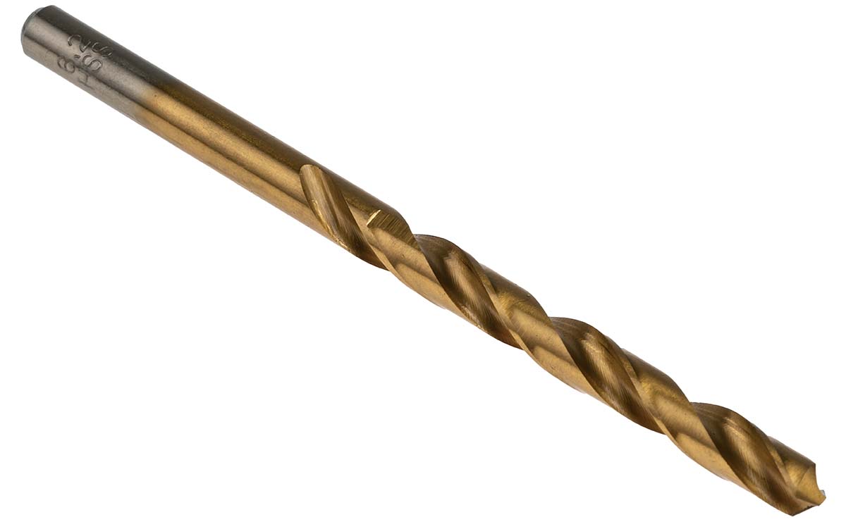 RS PRO HSS Twist Drill Bit, 6.2mm Diameter, 101mm Overall