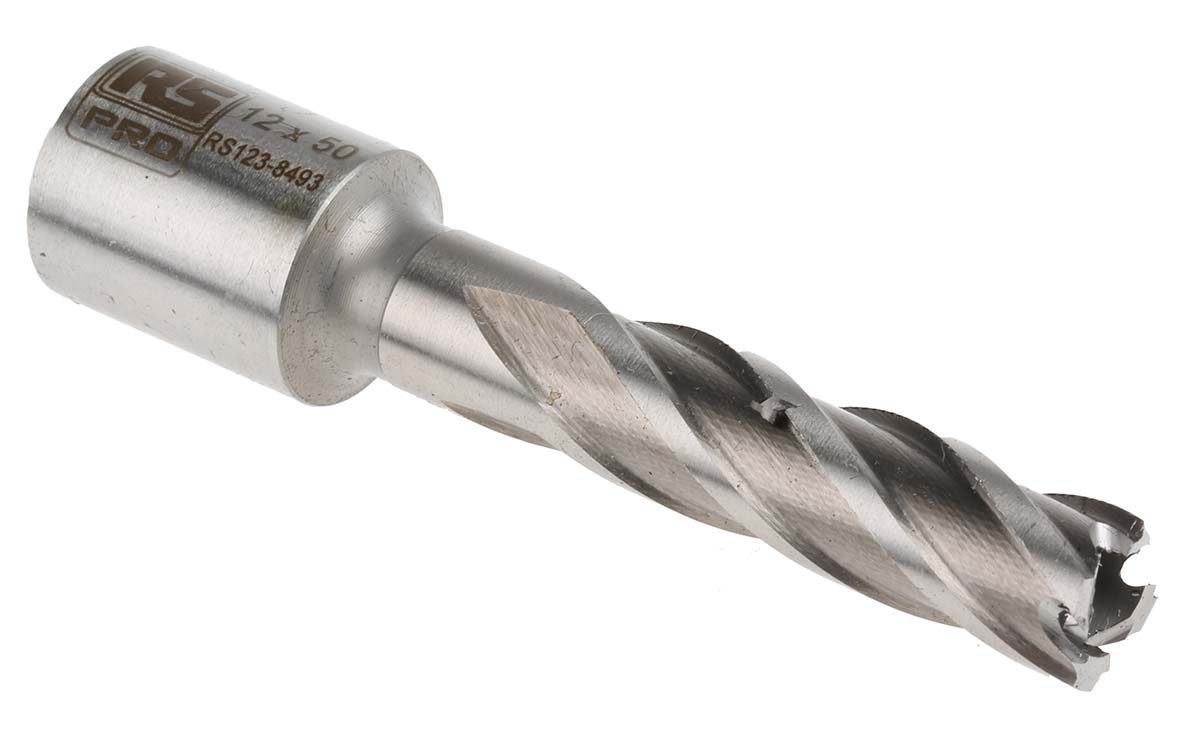 RS PRO HSS 12mm Cutting Diameter Magnetic Drill Bit