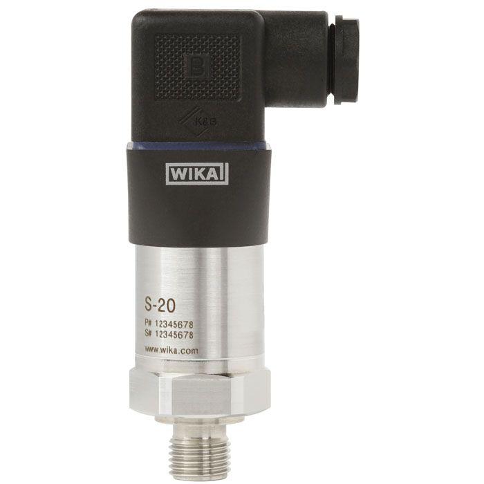 WIKA S-20 Series Pressure Sensor, 0bar Min, 0.4bar Max, Absolute, Gauge, Vacuum Reading