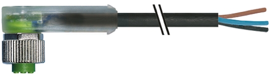Murrelektronik Limited Female 4 way M12 to Free End Sensor Actuator Cable, 10 m