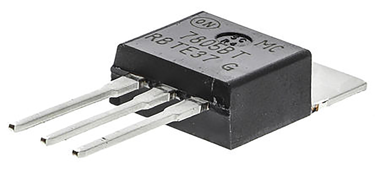 onsemi MC7805BTG, 5-Channel Linear, Voltage Regulator, 1 A, 5 V, TO-220 3-Pin