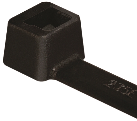 HellermannTyton Cable Tie, 600mm x 7.6 mm, Black Polyamide 6.6 (PA66), Pk-50