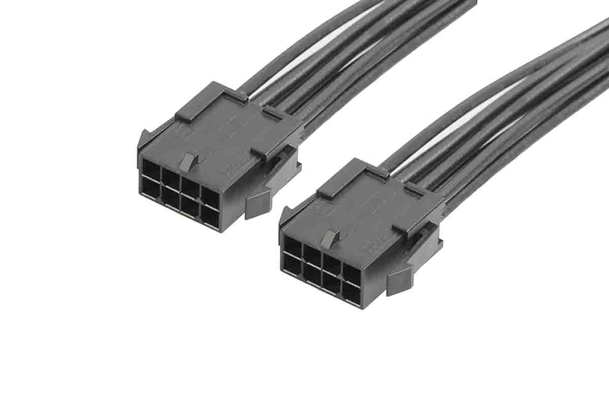 Molex 8 Way Male Micro-Fit 3.0 to 8 Way Male Micro-Fit 3.0 Wire to Board Cable, 300mm