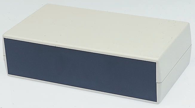 Pactec LH White ABS Enclosure, 105 x 205 x 55mm