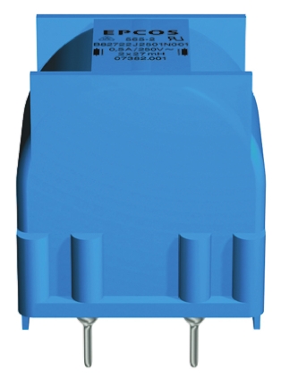 EPCOS 1.2 mH ±30% Ferrite Power Line Choke, 3A Idc, 56mΩ Rdc 250 V ac, B82721A