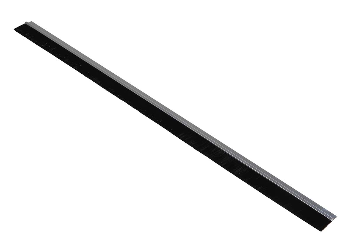 RS PRO Black Aluminium, Nylon Brush Strip, 32mm