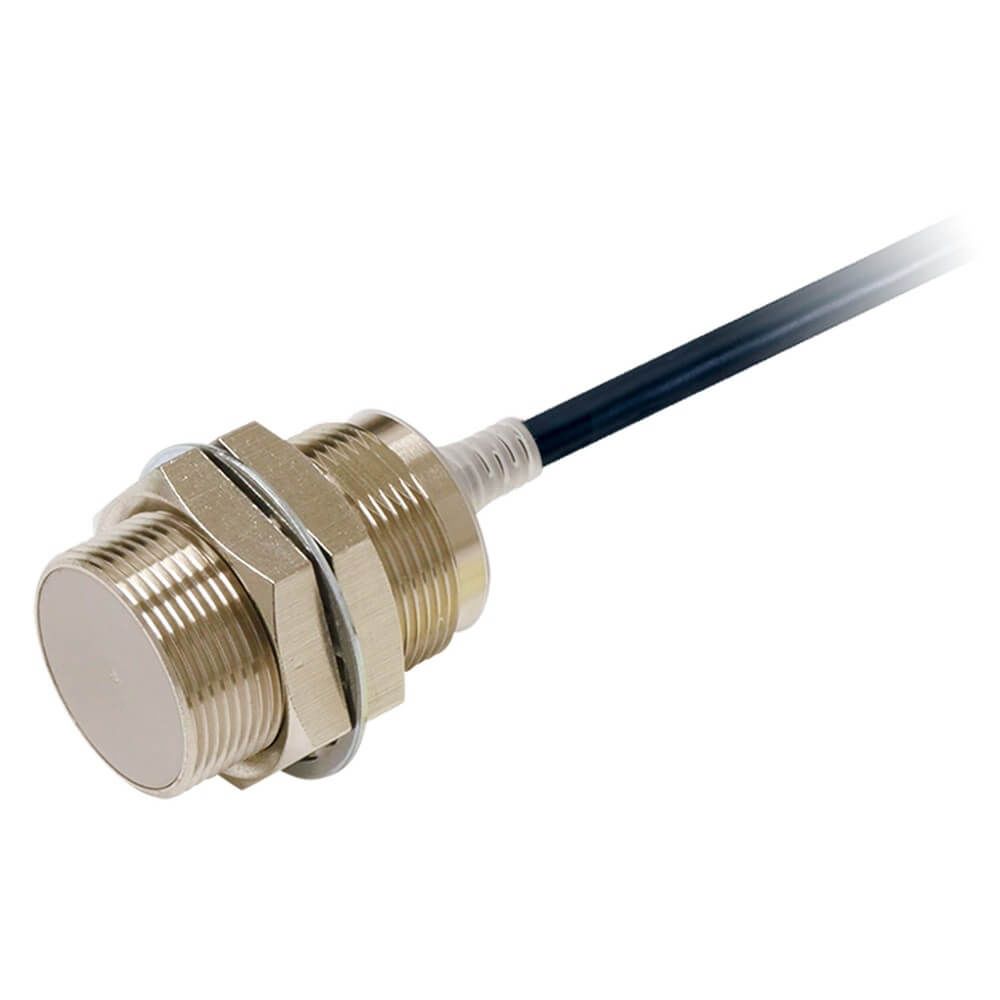 Omron Inductive Threaded Barrel Proximity Sensor, M30, 15 mm Detection, NPN NO, 10 → 30 V dc