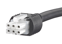 Molex 6 Way Female Mini-Fit Jr. to 6 Way Female Mini-Fit Jr. Wire to Board Cable, 2m