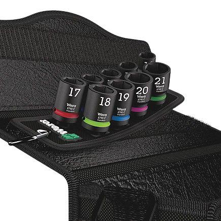 Wera 13 → 21mm, 1/2 in Drive Impact Socket