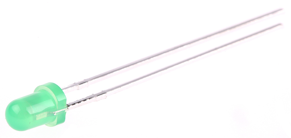 Wurth Elektronik2.6 V Green LED 3mm Through Hole, WL-TMRC 151031VS06000