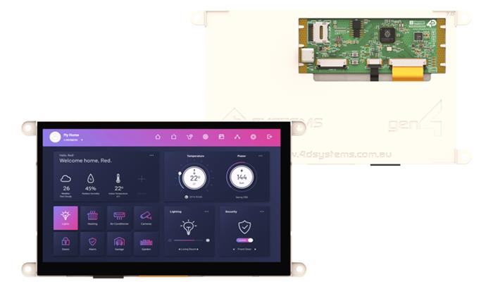 4D Systems gen4-RP2350-70CT TFT TFT LCD Display / Touch Screen, 3.5in WVGA, 800 x 480pixels