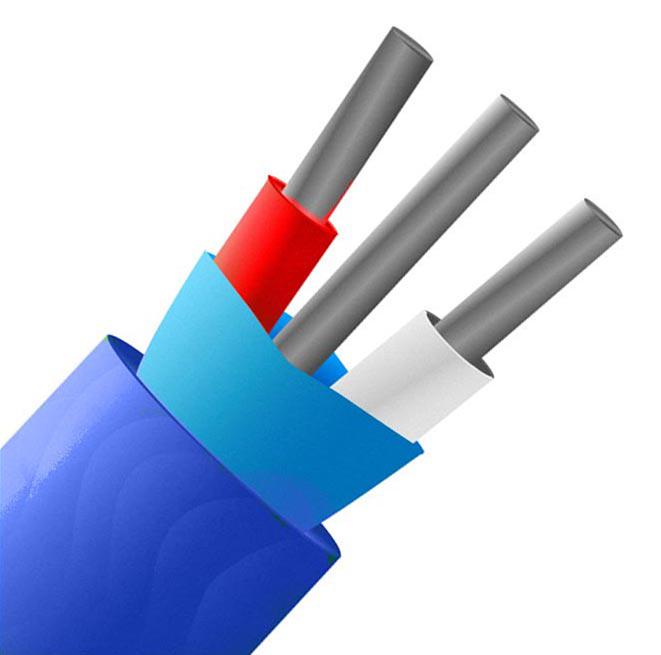 RS PRO Type K Thermocouple Cable/Wire, 100m, Screened, PVC Mylar Insulation, +105°C Max, 7/0.2mm