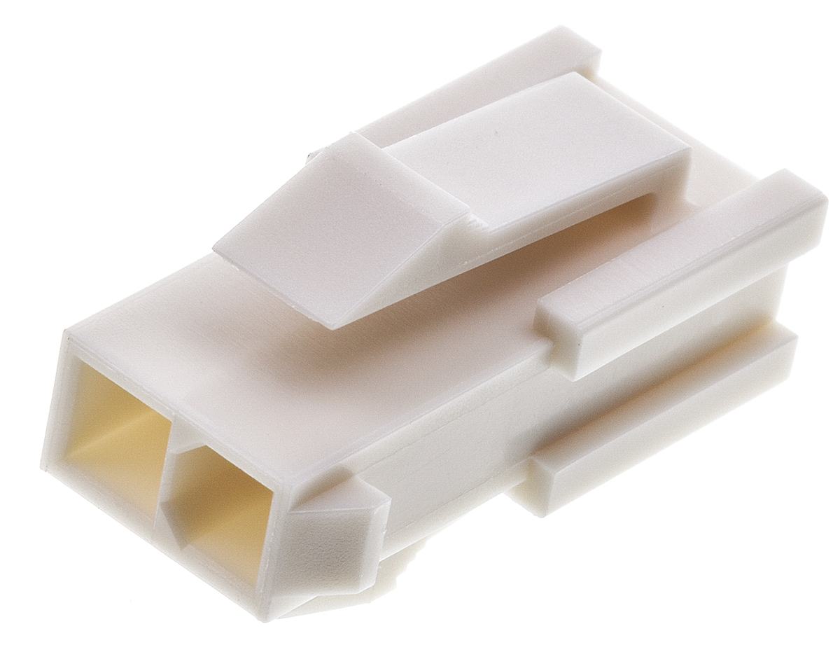 Molex, Mini-Fit Jr Male Connector Housing, 4.2mm Pitch, 2 Way, 2 Row