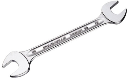 STAHLWILLE Double Ended Open Spanner, 14mm, Metric, Double Ended, 190 mm Overall