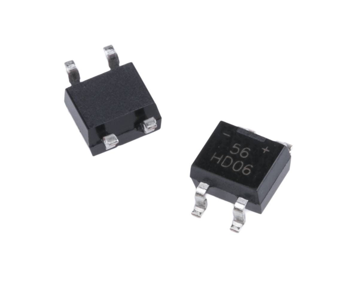 Diodes Inc Bridge Rectifier, 800mA, 600V, 4-Pin