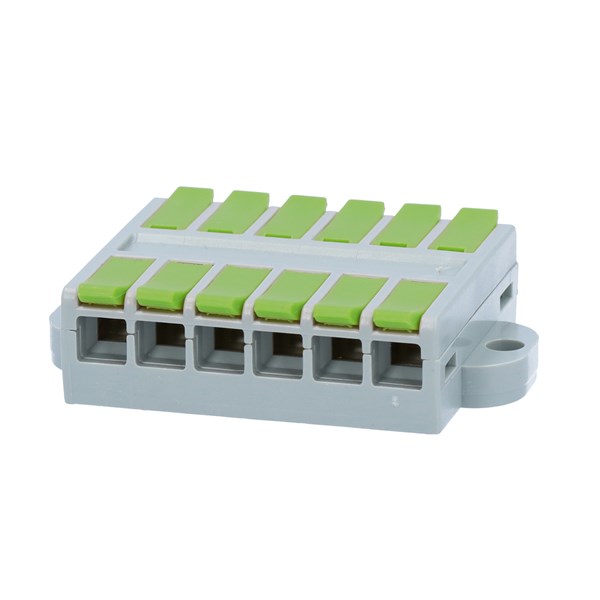 NEMIQ TB Series PCB Terminal Block, 6-Contact, 6.5mm Pitch, Surface Mount, 1-Row, Screw Termination